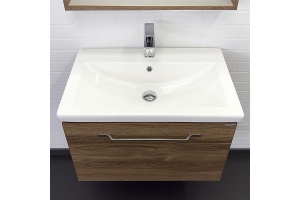Тумба с раковиной Comforty Томари 70 дуб темно-коричневый - 2
