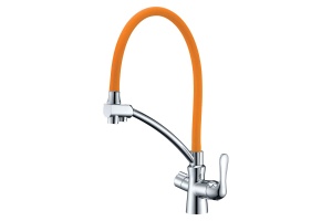 Смеситель Lemark Comfort LM3070C-Orange для кухонной мойки