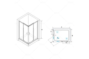 Душевой уголок RGW PA-146 020814679-11 - 2