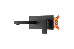 Swedbe Platta Смеситель для раковины встраиваемый в монтажном боксе, цвет: черный 5501B - 2