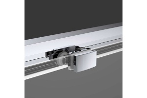 Душевая дверь Vincea Soft 110 черный стекло прозрачное - 2