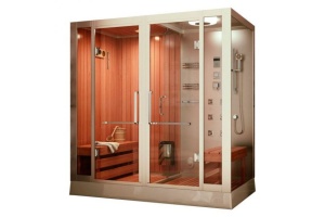 Душевая кабина Frank 200х130 левая с финской сауной