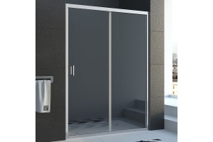 Душевая дверь в нишу Veconi Vianno VN-46 130 см,  профиль хром