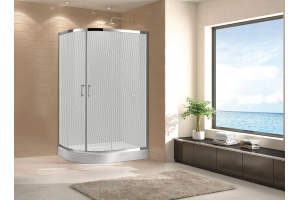 Душевой уголок Cezares Eco RH 2 120/90 P Cr стекло punto - 2