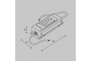Блок питания с проводом Maytoni Power Supply Parity TRA130DR-100W - 2