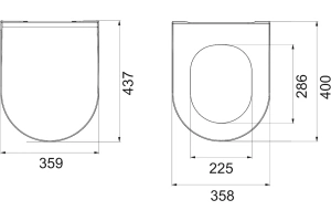 Сиденье для унитаза Boheme Nero черное матовое с микролифтом - 2