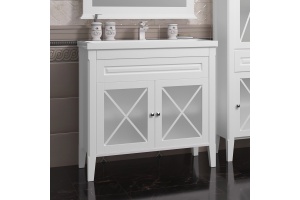 Тумба для комплекта Opadiris Палермо 90 белая матовая