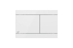 Кнопка смыва AlcaPlast  хром (FUN-WHITE)