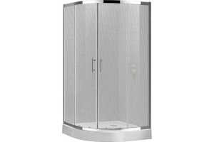 Душевой уголок Cezares Eco O-R-2-90-P-Cr стекло punto - 3