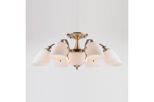 Потолочная люстра Eurosvet Ariele 22010/6+2 античная бронза