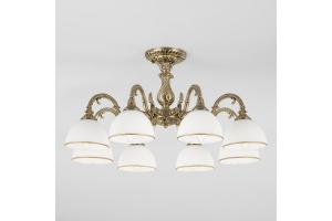 Люстра на штанге Eurosvet Caldera 60106/8 античная бронза