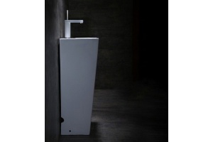 Раковина напольная CeramaLux N 34 см белый (NB147)