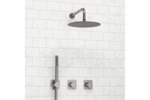 A6451.296.097.121.275.100.276  Встраиваемый комплект для душа с верхней душевой насадкой и лейкой - 2