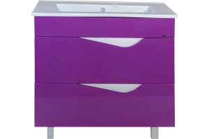 Тумба для комплекта Bellezza Эйфория 85 фиолетовая