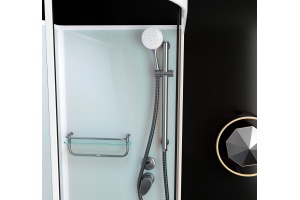 Душевая кабина Frank F411R White правосторонняя низкий поддон б/к  Без крыши - 3