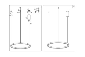 Подвесной светильник Kink Light Тор 08212,19A(3000K) - 3