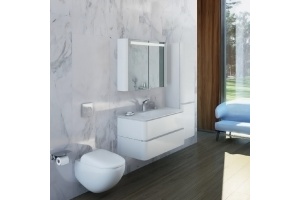 Шкаф-пенал AM.PM Sensation 40 L белый глянец - 3