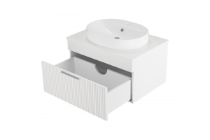 Тумба под раковину Brevita Enfida 70х40 белый (ENF-06070-0141Я) - 3