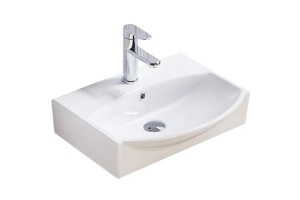 Раковина накладная Ceramalux N 60 белый (78014D)