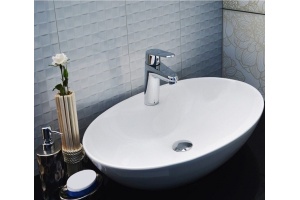 Раковина накладная Ceramalux N 65 белый (9438) - 2