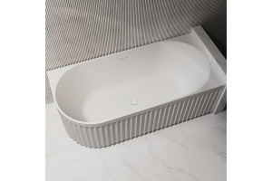 Акриловая ванна Abber 170х80 белая правая без гидромассажа