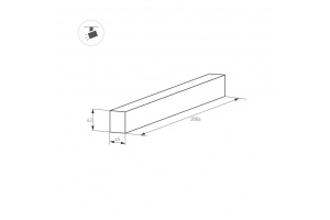 Шинопровод магнитный Arlight Mag-Track-4563-2000 028068(1) - 3