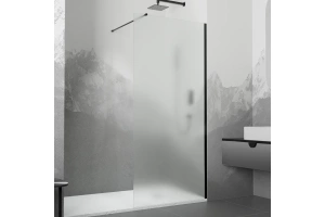 Душевая перегородка RGW Walk In WA-010B 70х195 профиль черный стекло матовое