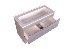 Тумба под раковину Style Line Бергамо мини 80 Люкс Plus, серый (СС-00002323) - 2