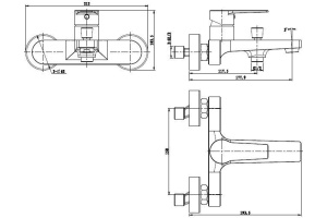 Смеситель Bien Lado BB01011110 для ванны с душем - 2