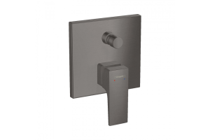 Смеситель hansgrohe Metropol для ванны, однорычажный, с рычаговой рукояткой, со встроенной защитной комбинацией, СМ, 32546340, шлифованный черный хром - 2