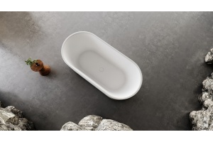 Акриловая ванна Abber 170х80 белая без гидромассажа - 2