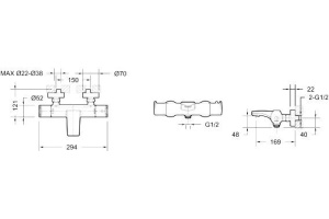 Термостат Bravat Nizza F6353387CP-01-RUS для ванны с душем - 2