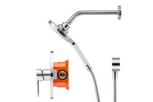 Swedbe Platta Душевой комплект с магнитным держателем со встроенным смесителем с монтаж.боксом 5530 - 2