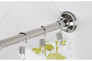 Карниз для ванны 145х145 см Aquatek Ума KARN-0000024, хром - 3