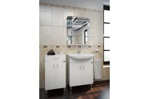 Тумба с раковиной Санта Элеганс 65 белый - 3