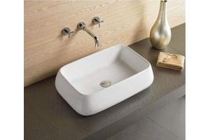 Раковина накладная Ceramalux N белый (9239) - 2