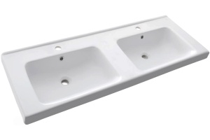 Мебельная раковина Бриклаер Dreja Гармония 125 двойная