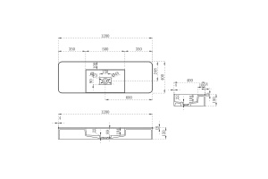 Подвесная раковина Vincea 120х40 белая матовая - 3