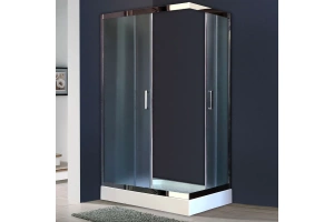 Душевой уголок Royal Bath HPD 120х80 профиль хром стекло рифленое