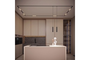 Встраиваемый магнитный шинопровод Arlight MAG-ORIENT-TRACK-2652-FDW-2000 (BK) 033634 - 2