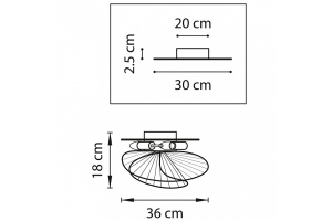 Накладной светильник Lightstar Zeta 728133 - 2