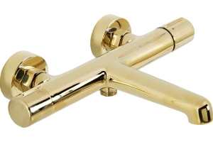 Смеситель для ванны с душем BelBagno Uno золото (UNO-VASM-ORO)