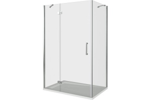 Душевой уголок Good Door Saturn WTW+SP левый 120х80х185 см - 2