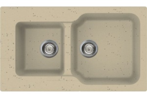 Мойка кухонная Omoikiri Maru 86-2-СH шампань