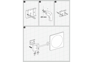 Косметическое зеркало Wasserkraft K-1008 с подсветкой - 3