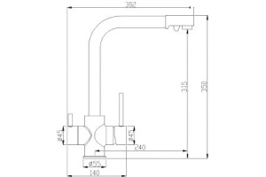 Смеситель Steel Hammer SH 552 BRONZE для кухонной мойки - 2