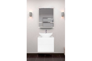 Тумба с раковиной Style Line Монако 60 Plus, осина белая - 2