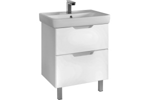 Тумба с раковиной Dreja.eco Q Plus 55 белая - 3