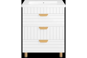 Тумба под раковину Brevita Gloster 70 белый (GLOS-06070-01-2)