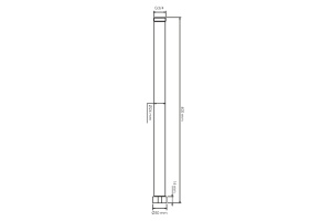 A227 Удлинитель для душевого комплекта - 3